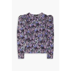 Zarga floral-print silk-blend blouse