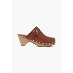 Titya studded leather clogs