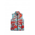 Womens Cliff Light Down Printed Vest