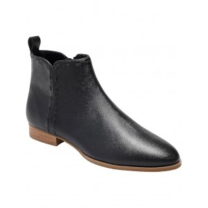 Rollins Cord Bootie Leather Black