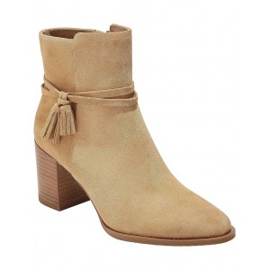 Timber Tassel Bootie Suede Sand