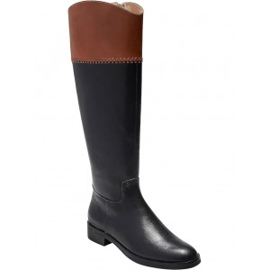 Adaline Riding Boot Leather Black/Brown