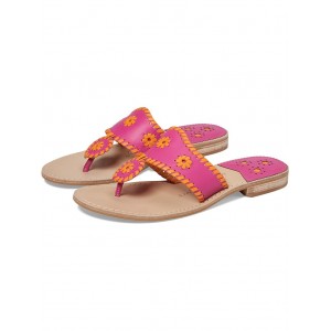 Jacks Flat Sandal Magenta/Orange Peel Nappa