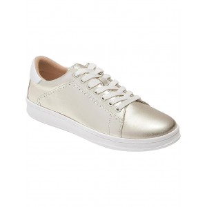 Ellison Sneakers - Leather Platinum/White