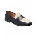 Tipson Penny Loafer Leather Black/Ivory