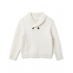 Shawl Collar Sweater (Toddler/Little Kids/Big Kids) Ivory