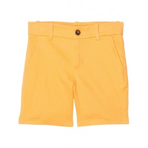 Linen Flat Front Shorts (Toddler/Little Kids/Big Kids) Orange