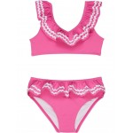 Printed Two-Piece Swim (Toddler/Little Kids/Big Kids) Pink