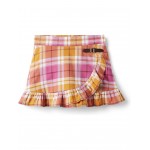 Plaid Pleated Skirt (Toddler/Little Kids/Big Kids) Multicolor