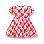 Jaquard Collared Dress (Toddler/Little Kids/Big Kids) Red
