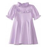 Ponte Dress (Toddler/Little Kids/Big Kids) Purple