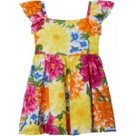 Summer Floral Dress (Toddler/Little Kids/Big Kids) Multicolor