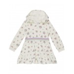 Floral Hooded Dress (Toddler/Little Kids/Big Kids) White