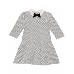Jacquard Collar Dress (Toddler/Little Kids/Big Kids) Black