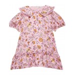 Floral Collar Dress (Toddler/Little Kids/Big Kids) Pink