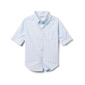 Janie and Jack Gingham Roll Up Shirt (Toddler/Little Kids/Big Kids)