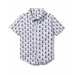 Janie and Jack Sailboat Print Button Up Shirt (Toddler/Little Kids/Big Kids)