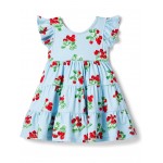 Janie and Jack Strawberry Dress (Toddler/Little Kids/Big Kids)