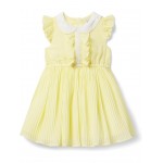 Janie and Jack Pleated Chiffon Dress (Toddler/Little Kids/Big Kids)