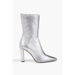 Merle 100 metallic leather ankle boots