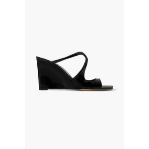 Anise 85 patent-leather wedge sandals