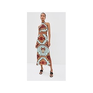 Energetic Patterns Ankle Dress