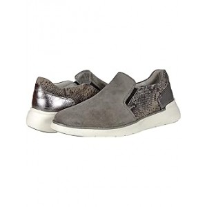 Emery Double Gore Gray/Gray Snake Print Suede
