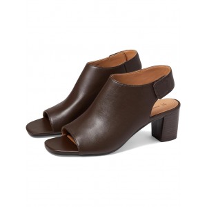Evelyn Open Toe Bootie Brown Glove