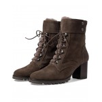 Vivica Lace-Up Boot Dark Gray Suede