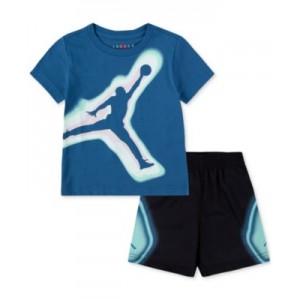 Toddler Boys Air Heat Map Graphic T-Shirt & Mesh Shorts 2 Piece Set