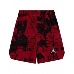 Printed Mesh Shorts (Toddler) Gym Red