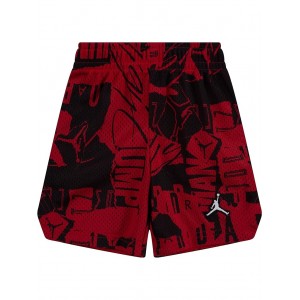 Printed Mesh Shorts (Toddler) Gym Red