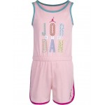 BFF Romper (Little Kids) Bleached Coral