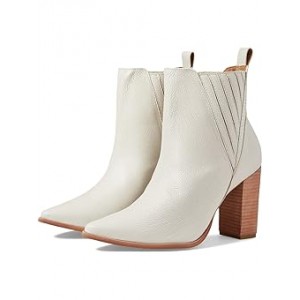Perm Cowboy Ankle Boot Ivory