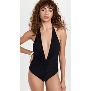 Low Back Plunge One Piece Swimsuit