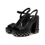 Dolly Studs Black Leather