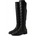 Mount Quilted Knee Boot Black