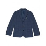Bright Blue Plaid Suit Separate Jacket (Big Kids)