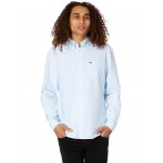 Long Sleeve Regular Fit Oxford Button-Down Shirt White/Overview