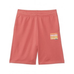 Colorful Wording Graphic Drawstring Shorts (Little Kid/Toddler/Big Kid) Sierra Red