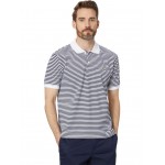 Short Sleeve Classic Fit Stripped Polo Shirt Narcissus/Blizzard-Cement