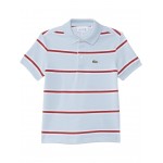 Short Sleeve Striped Childrens Polo Shirt (Little Kid/Toddler/Big Kid) Phoenix Blue/Multico