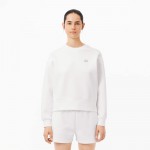 Womens Oversized Cotton-Blend Sweatshirt
