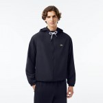 Mens Track Jacket with Removable Hood