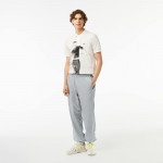 Mens Contrast Details Relaxed Fit Sweatpants