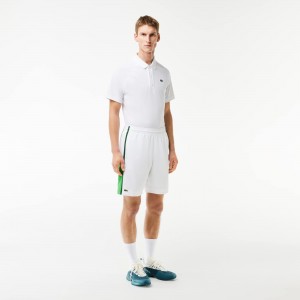 Lightweight Colorblock Stripe Tennis Shorts