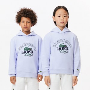 Kids Roland Garros Edition Embroidered Pique Sweatshirt