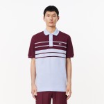 Mens Made In France Striped Polo