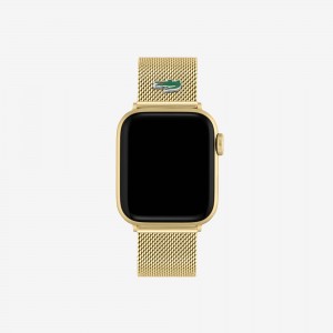 Unisex Apple Watch Strap Golden Mesh