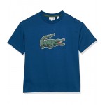 Lacoste Kids Embroidered Croc T-Shirt (Big Kids)